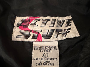 Crazy Jacket Vintage Active Stuff. Retro 90s.